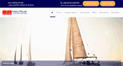 Desktop Screenshot of nautilia-yachting.com